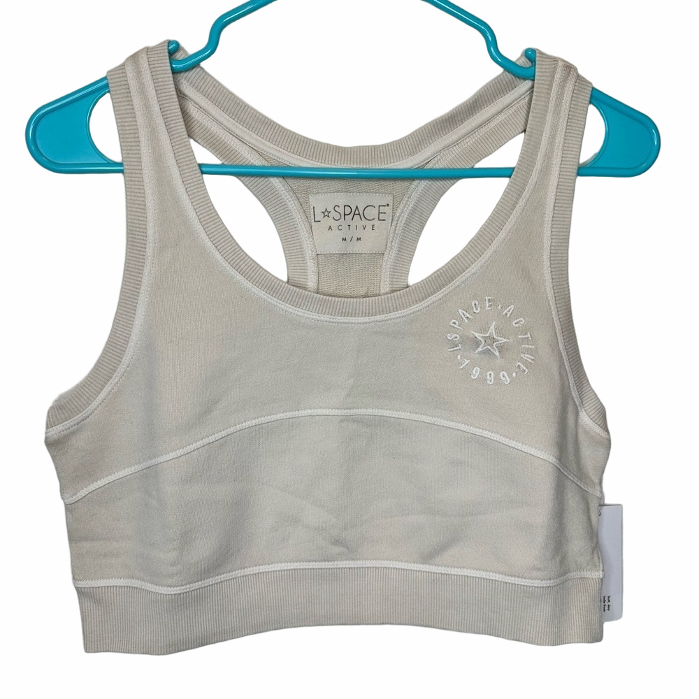 NWT L*Space Beige Bra Top Size Medium